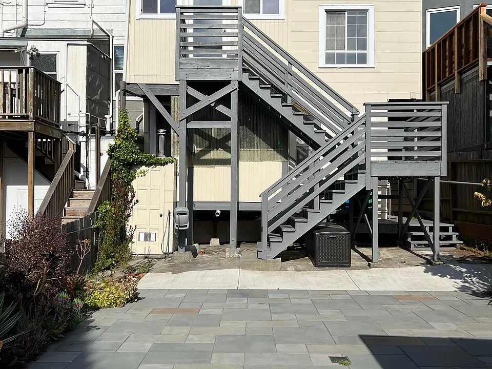 Back of building from garden
