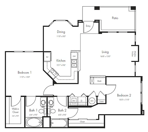 Floor plan 2AD