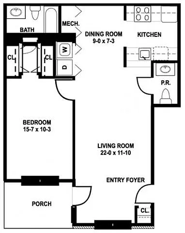 Floor plan The Magnolia