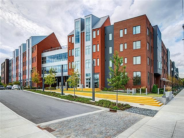 Exterior of Apartment Building
