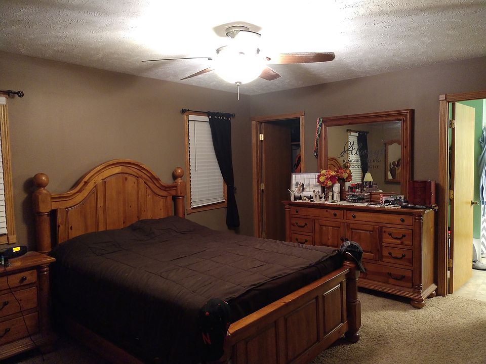 Master bedroom with walk-in closet