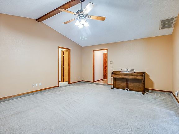 Living room view from fireplace.