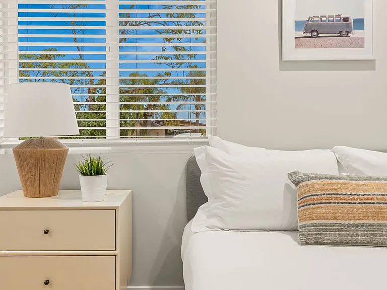 A double bed that can sleep up to 2 people.