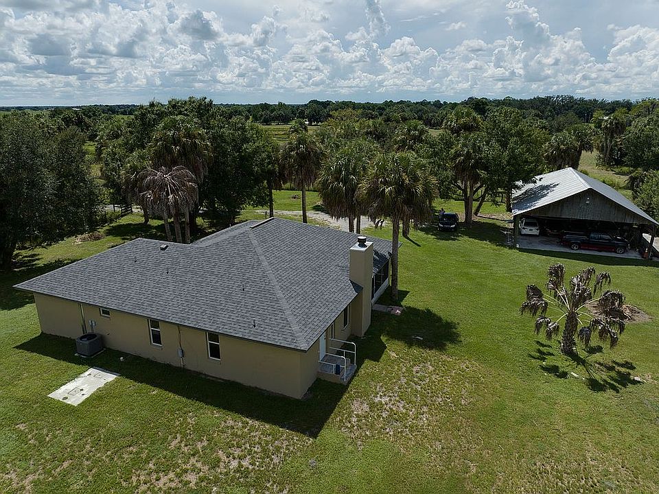 Aerial View House and Barn