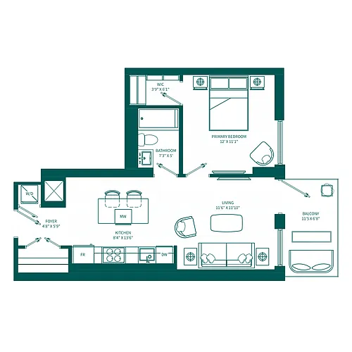 Floor plan 1205
