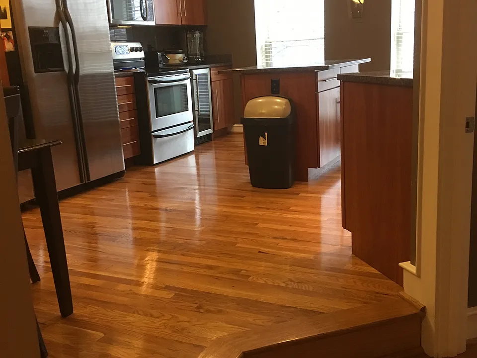 Kitchen from living room