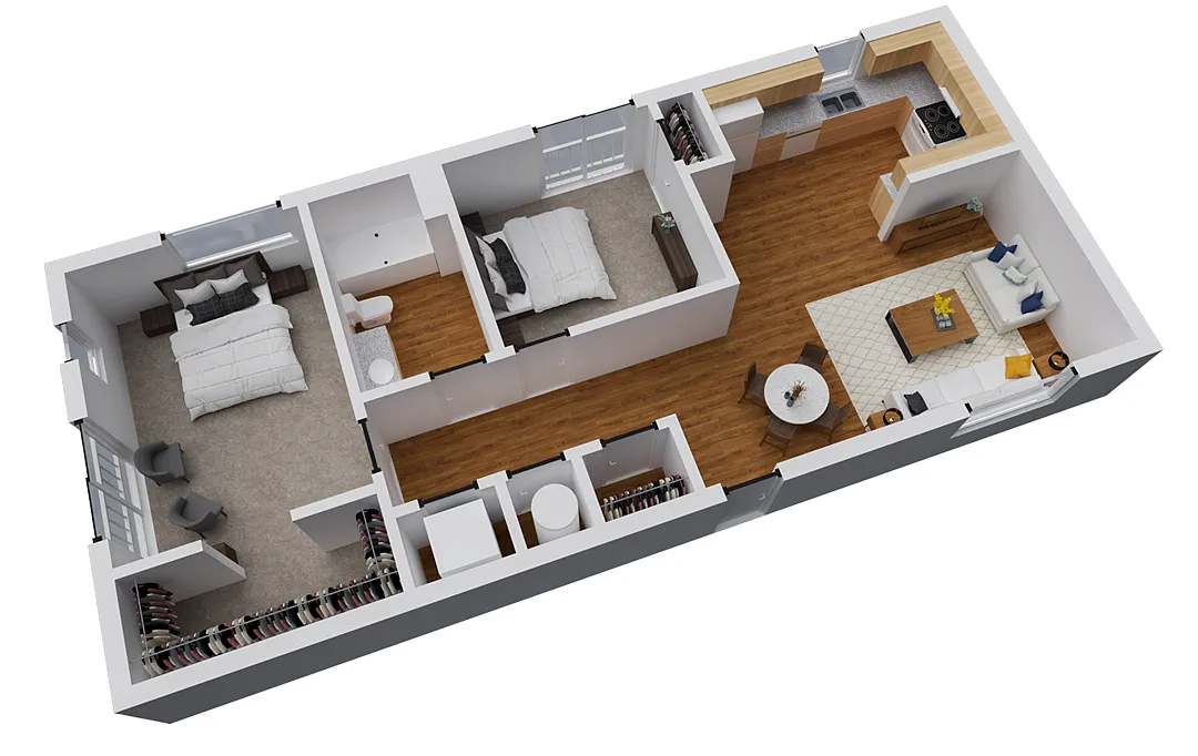 Floor plan BURGUNDY