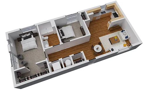 Floor plan BURGUNDY