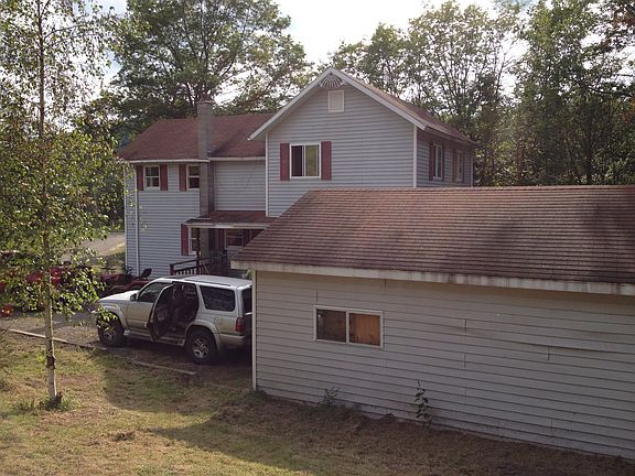 Driveway side and garage
