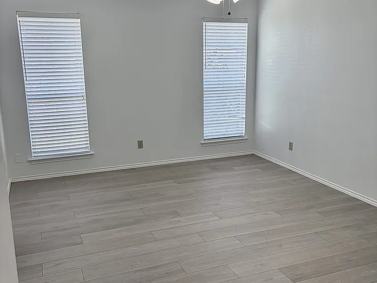 Primary Bedroom from entrance by Dining area.