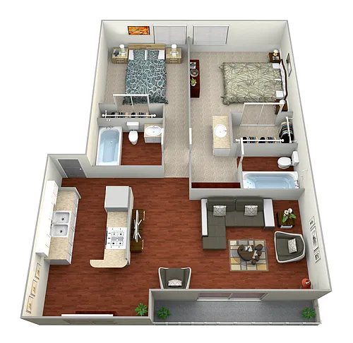Floor plan Plan B