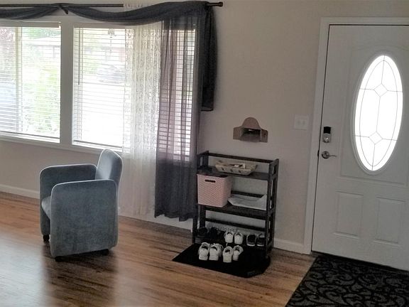 Main floor living room and main entrance