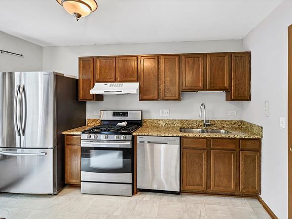 Kitchen with granite top