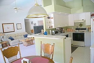 Kitchen/partial view Living Rm