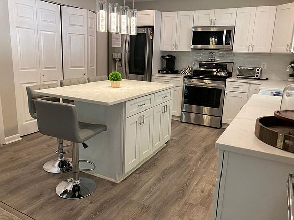Spacious renovated kitchen.