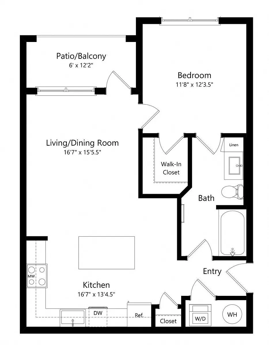 Floor plan BRIELLE A1