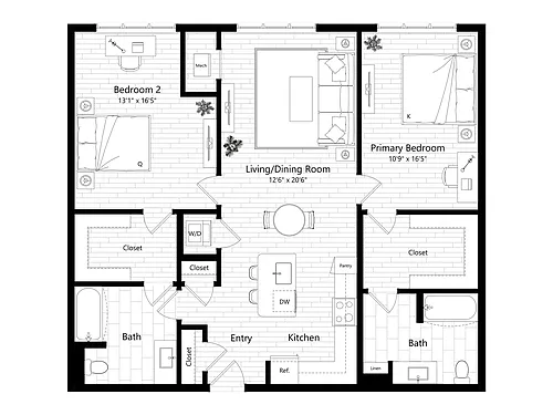 Floor plan B12