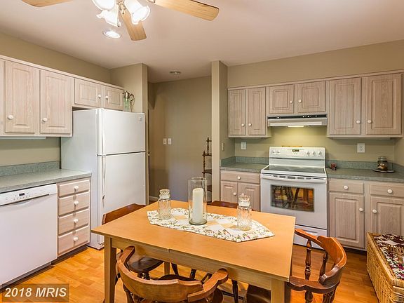 Kitchen with Fresh paint new floors