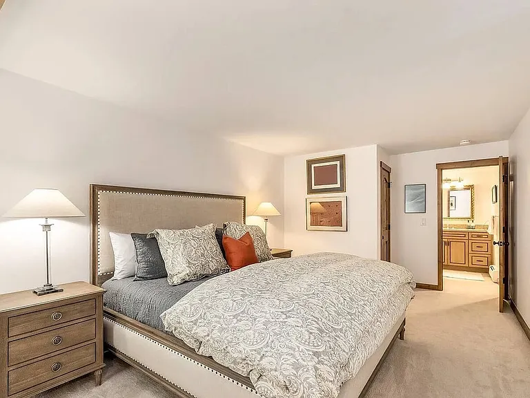 Oversized Primary Bedroom across from the vanity
