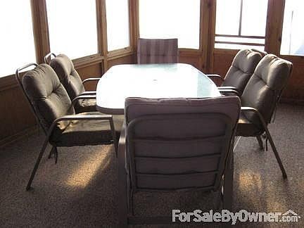 New screened in porch
						:
						Great place for your morning coffee. It's also wired for satellite!!