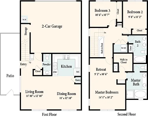 Floor plan The Homes - Plan 2