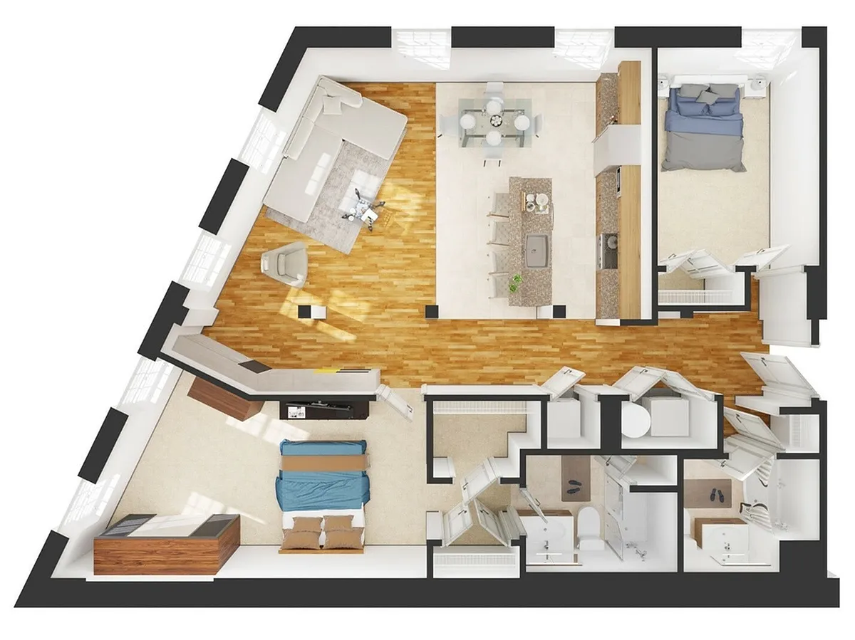 Floor plan Lancaster