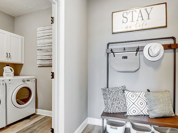 Convenient laundry room