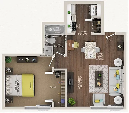Floor plan A2 Aff