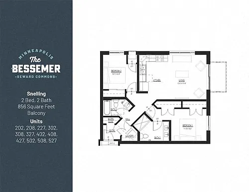 Floor plan Snelling