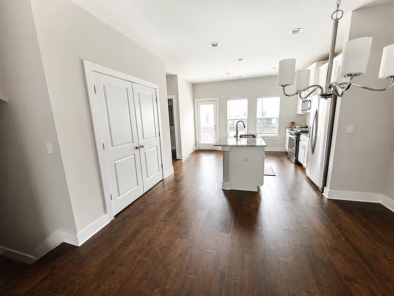 main level kitchen and dining room