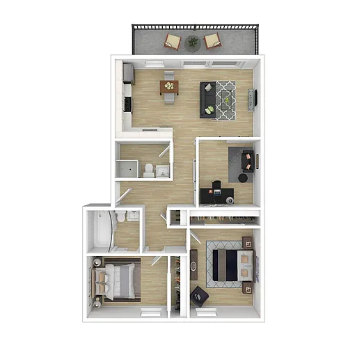 Floor plan 3 Bed 2 Bath
