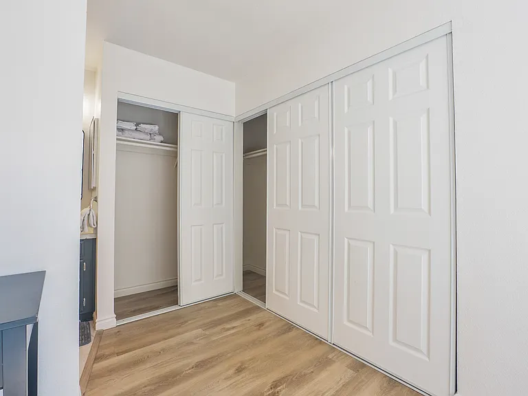 Plenty of closet space in bedroom #1