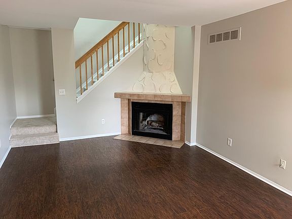 Main living room with fire place