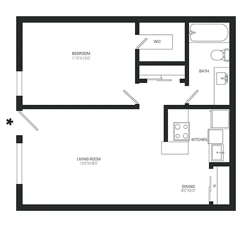 Floor plan Oak