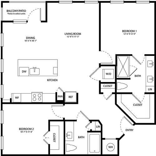 Floor plan B3
