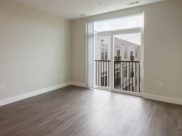 Living Room with Juliet Balcony and Hard Surface Flooring