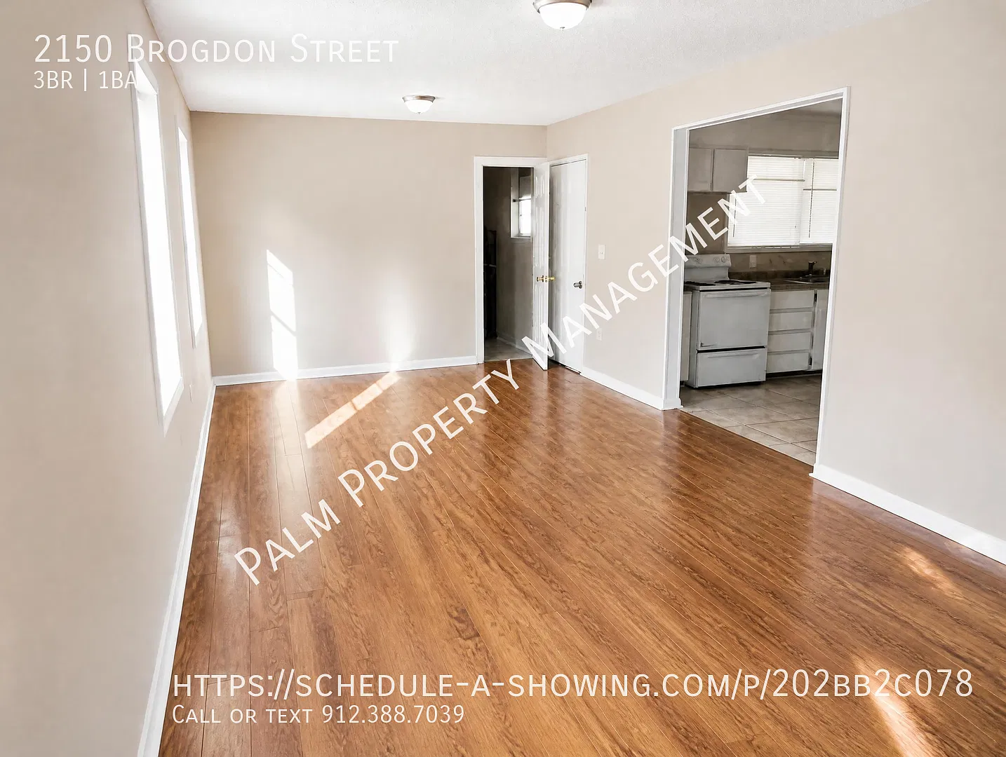 3 Bedroom, 1 Bathroom located in midtown with laminate floors, W/D Hookups and exterior storage! — Photo 4