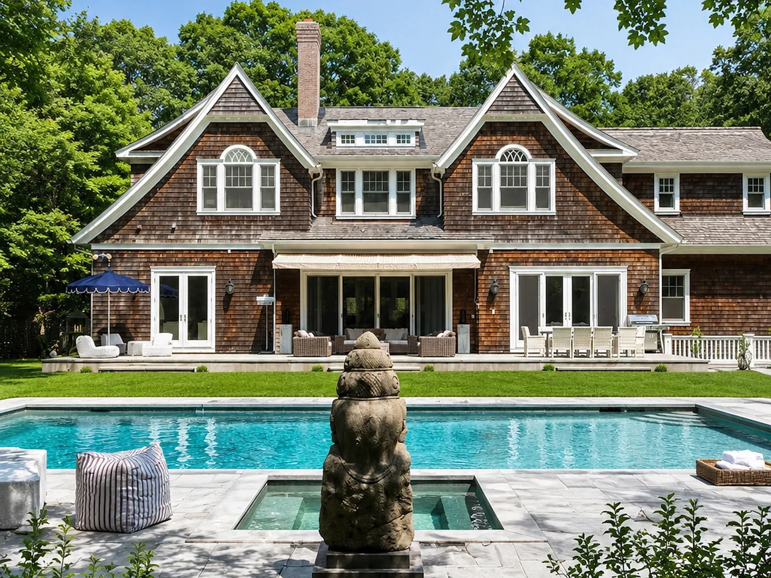 Sagaponack 9 Bedroom Estate with Tennis-New Designer Renovation — Photo 4