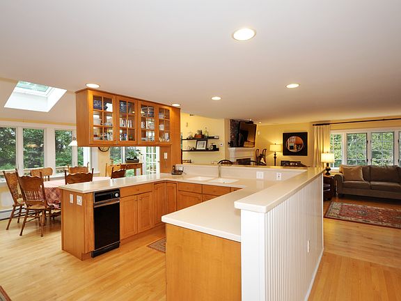 Huge sunny kitchen