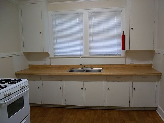 Kitchen with gas stove