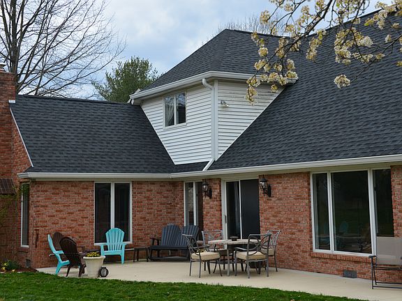 New roof and large patio