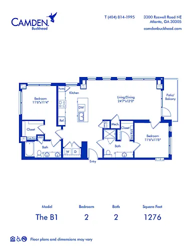 Floor plan The B1