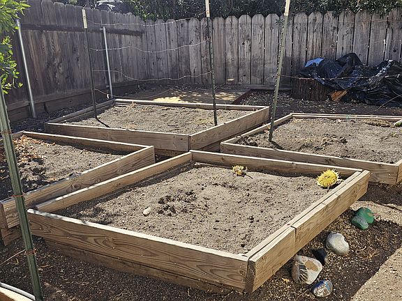 Raised garden beds