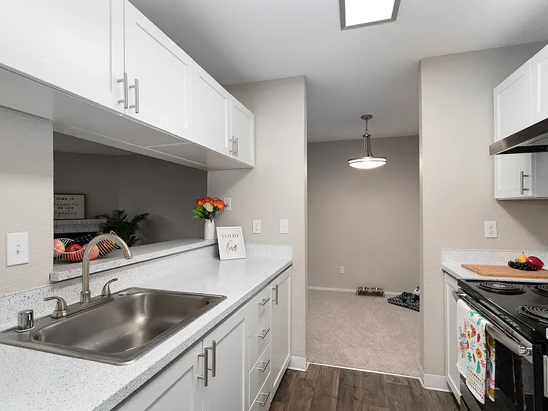 Bayview Apartment Homes Kitchen Sink and Stove