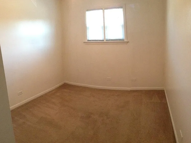 Newly carpeted bedroom