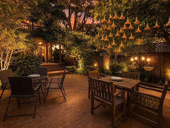 Step down the stairs from your private deck and into your garden oasis. You will share this garden space with 2 other units but each of these units has its own private deck as well so the garden is rarely used.