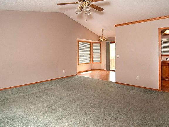 Living Room Flows to Dining Room & Kitchen