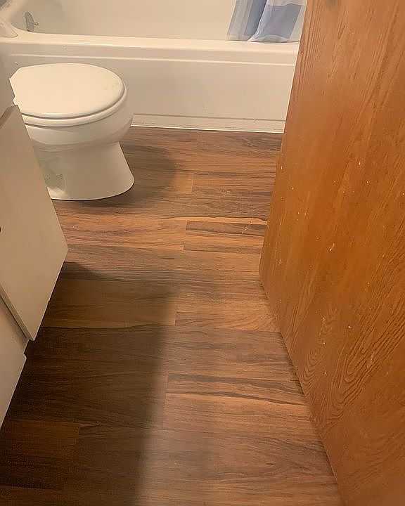 Upstairs bathroom remodeled 