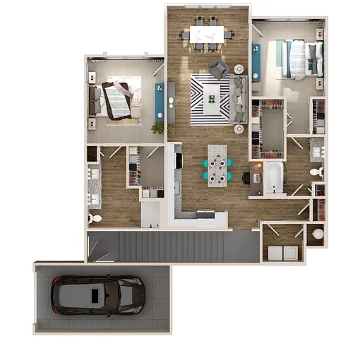 Floor plan CH - 2A