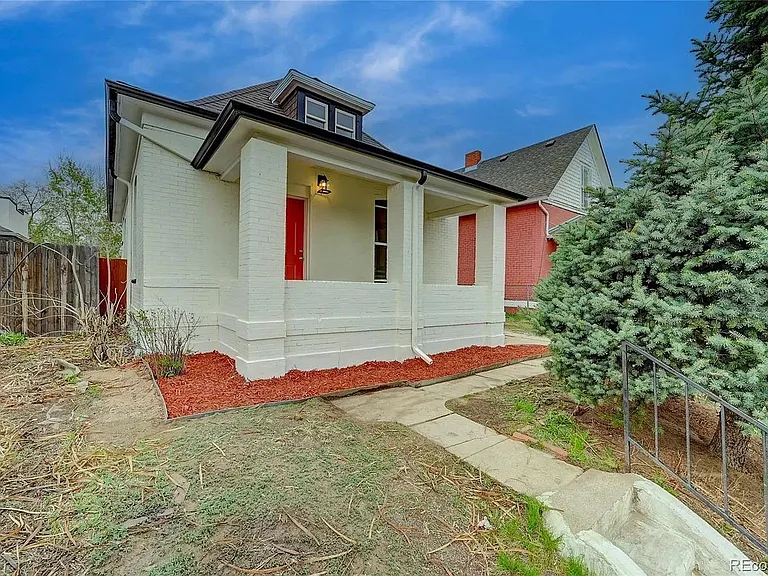 Front exterior of house with front portch
